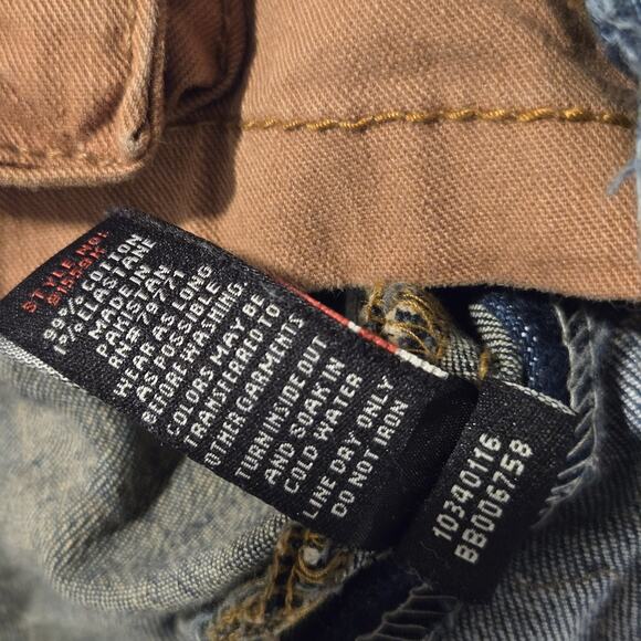 Jordan Craig Distressed Kids Devotion Denim Trucker Jacket Size 6 - Picture 8 of 8